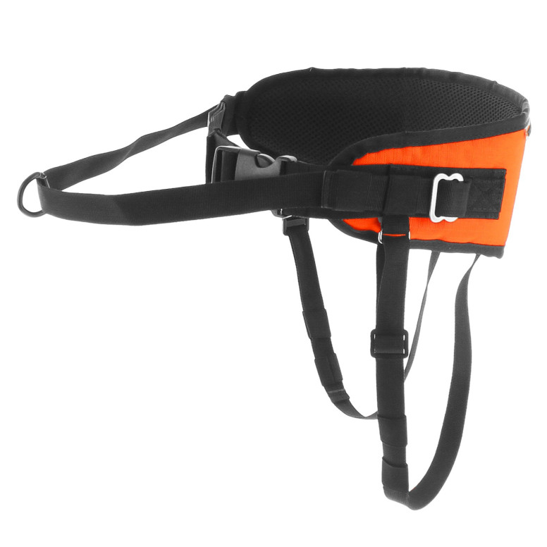 Baudrier Canicross IDOG Orange - Léger & Ajustable pour Chien/Chat