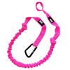 Laisse élastique IDog Rose - Conçue pour canicross, robuste et adaptée
