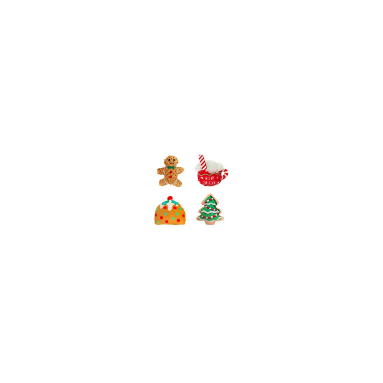 KONG Scrattles Holiday - Jouet chat peluche catnip bruiteur festif