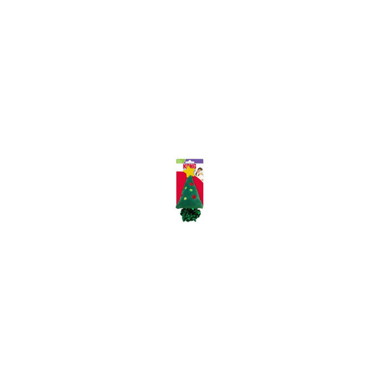 Jouet Noël KONG chat - Arbre crépitant 7" avec herbe à chat