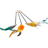 Canne à jouer Flamingo Nouk extensible pour chat - 61-142cm