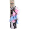 Jouet chat extensible Krupta Flamingo : plumes, clochette et Matatabi