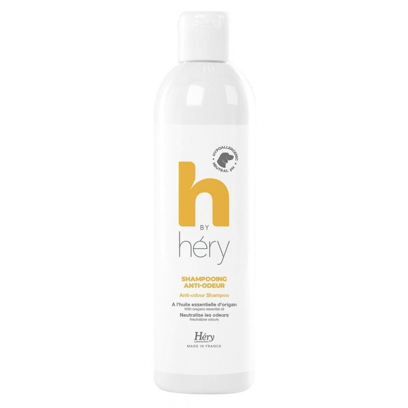 Bouteille de 1L du Shampooing anti-odeur Hery pour chien et chat