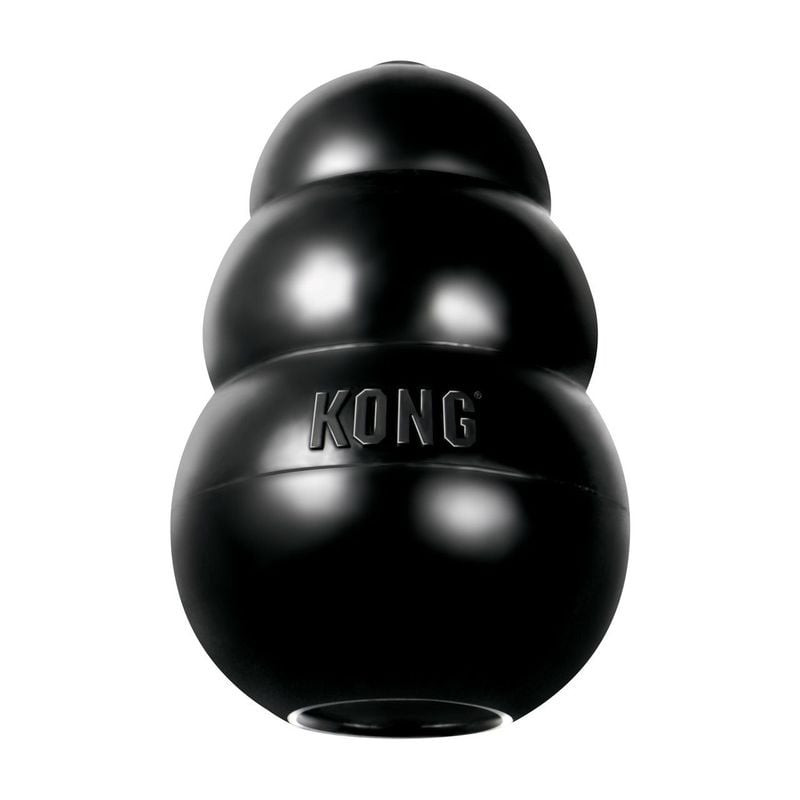 Jouet pour chien KONG Extreme S en caoutchouc rouge résistant, packshot sur fond blanc