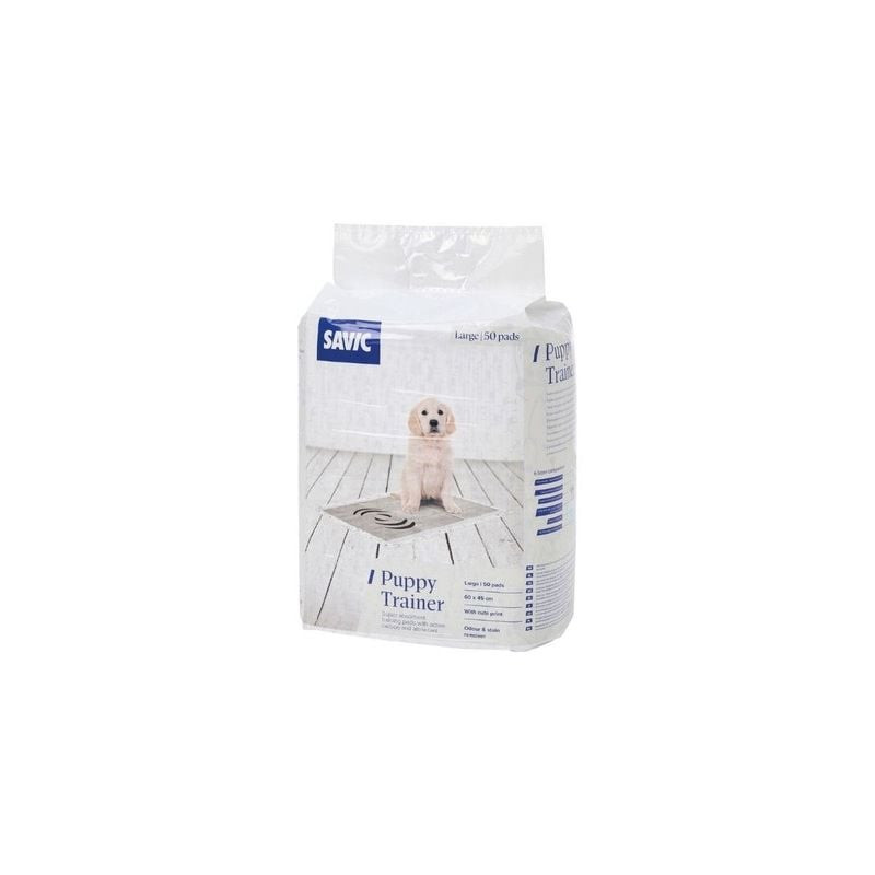 Gros plan du tapis Savic Puppy Trainer Carbon Large : texture non-tissée douce.