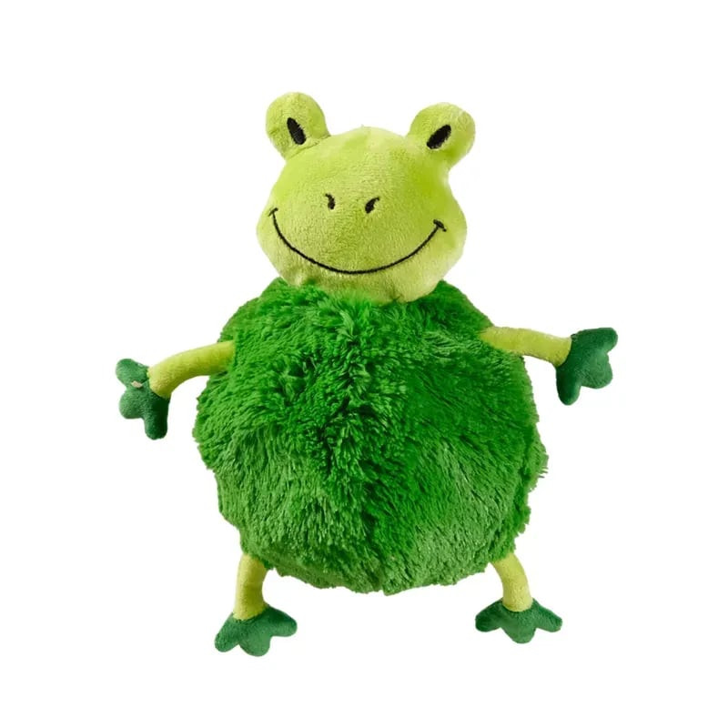 Peluche grenouille Vadigran Belly Grenouille pour chien, 28 cm, avec couineur intégré.