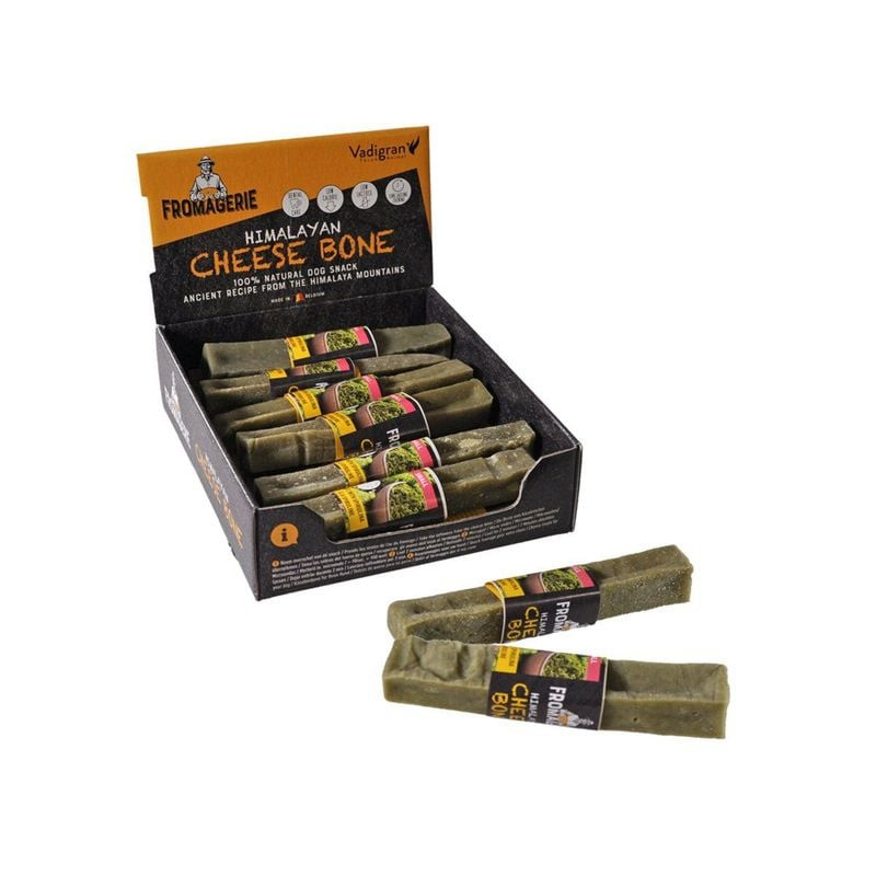 Vue de face du paquet de friandises naturelles VADIGRAN 1969218 pour chien, à base de lait et de spi