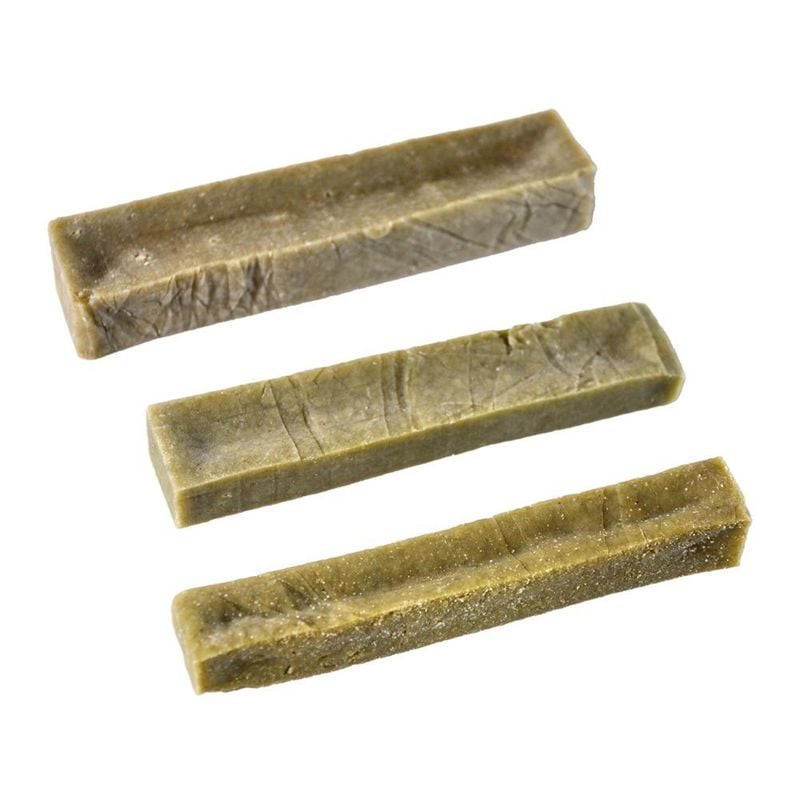 Vue angle du paquet de friandise naturelle pour chien VADIGRAN 1969218 montrant la marque et le nom 