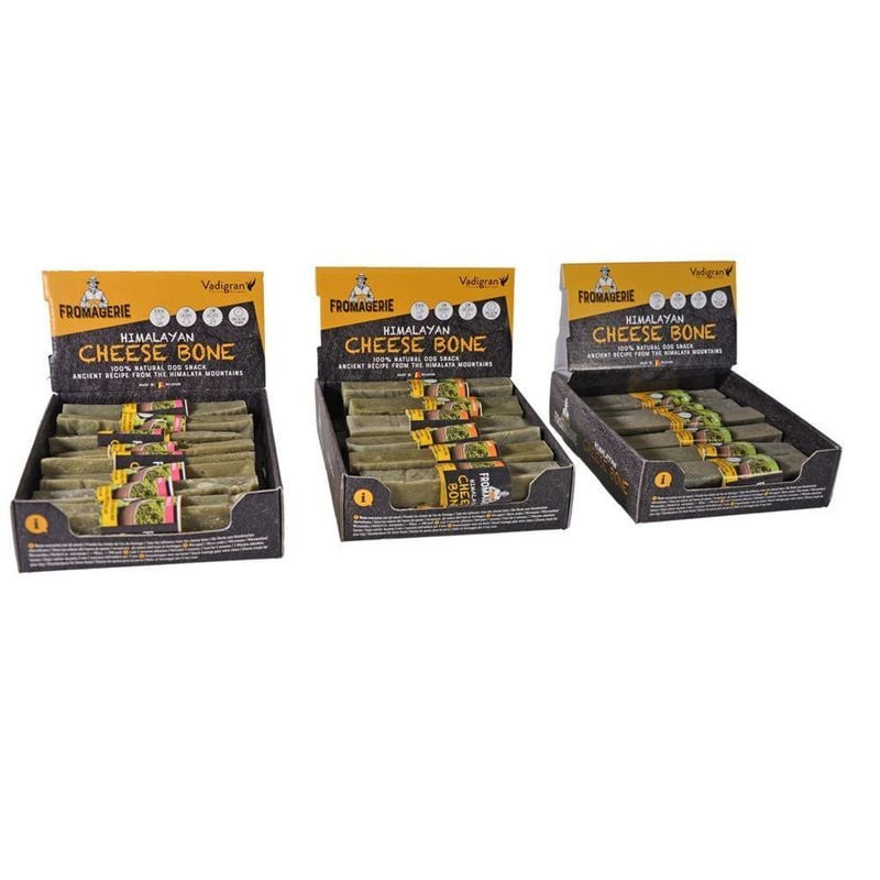 Vue de dessus de l'emballage de friandises pour chien VADIGRAN 1969218 mettant en évidence le nom du