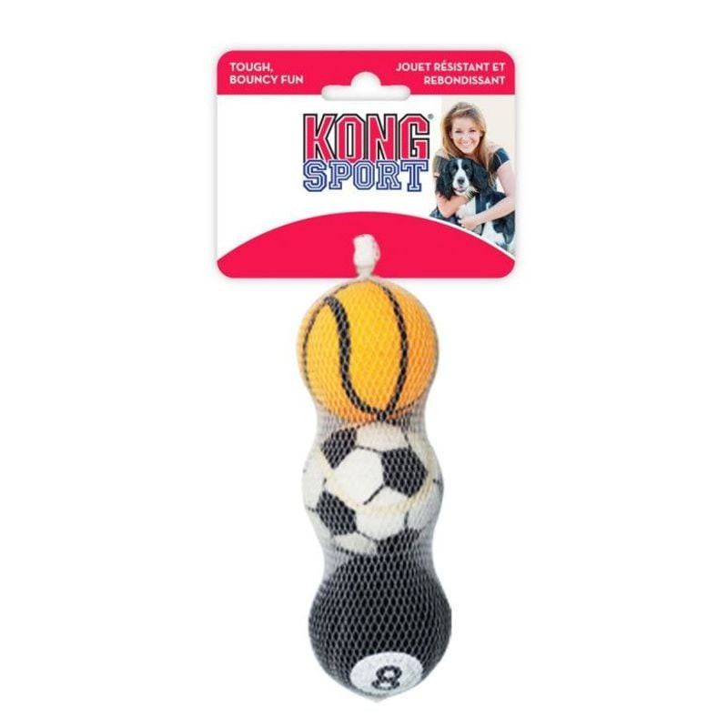 Gros plan d'une balle KONG Sport montrant la texture de basket-ball et le matériau en caoutchouc.